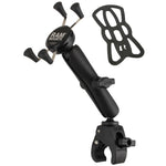 RAM Mount Universal Tough-Claw Base w/Long Double Socket Arm & Universal X-Grip&reg; Cell/iPhone Cradle