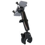 RAM Mount Universal Tough-Claw Base w/Long Double Socket Arm & Universal X-Grip&reg; Cell/iPhone Cradle