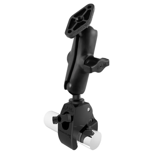 RAM Mount Medium Tough-Claw Base w/Double Socket Arm & Diamond Base Adapter