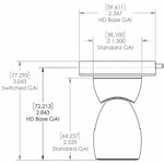 Lumitec GAI2 Spectrum Heavy-Duty Base - White Housing