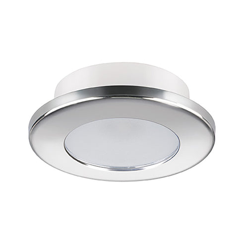 Quick Ted C Downlight - Warm White - Stainless Steel - Round Bezel - 2W - IP66