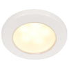Hella Marine EuroLED 75 3" Round Screw Mount Down Light - Warm White LED - White Plastic Rim - 12V