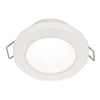 Hella Marine EuroLED 75 3" Round Spring Mount Down Light - White LED - White Plastic Rim - 12V