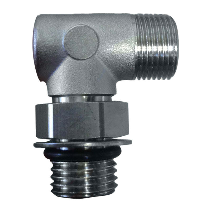 Uflex90&deg; Adjustable Fitting f/Back of UP Series Helms - ORB 6 to 3/8" COMP