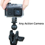 RAM Mount RAM 1" Ball Adapter for GoPro&reg; Bases with Short Arm and Action Camera Adapter