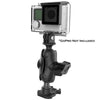 RAM Mount RAM 1" Ball Adapter for GoPro&reg; Bases with Short Arm and Action Camera Adapter