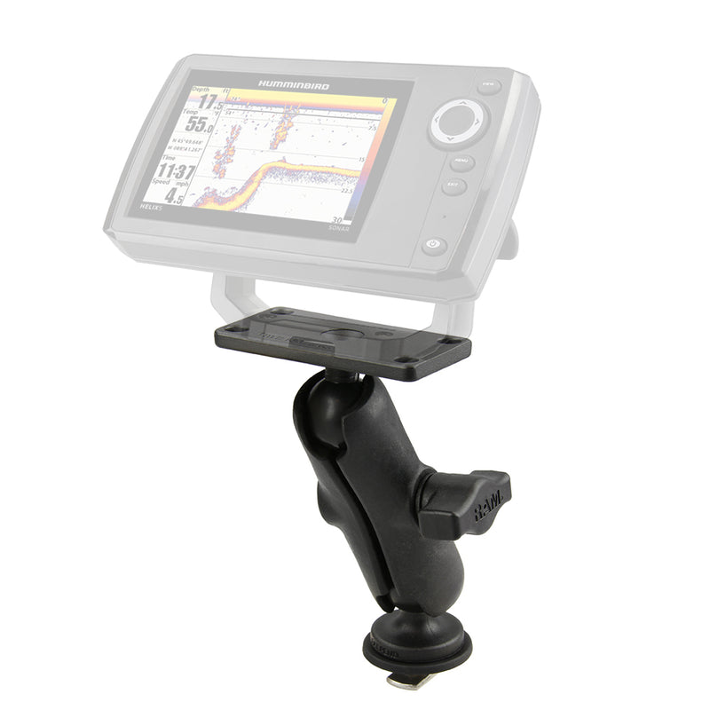 Ram Mount RAM 1" Ball Mount with Track Ball&trade; Base &amp; 1.5" x 3" Plate for the Humminbird Helix 5 ONLY
