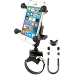 RAM Mount Strap Clamp, Roll Bar Mount w/Universal X-Grip&reg; Cell/iPhone Cradle