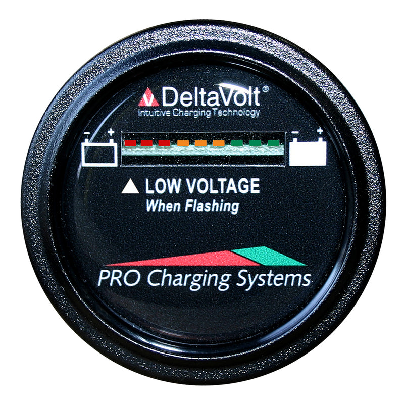 Dual Pro Battery Fuel Gauge - DeltaView&reg; Link Compatible - 72V System (6-12V Batteries, 12-6V Batteries, 9-8V Batteries)
