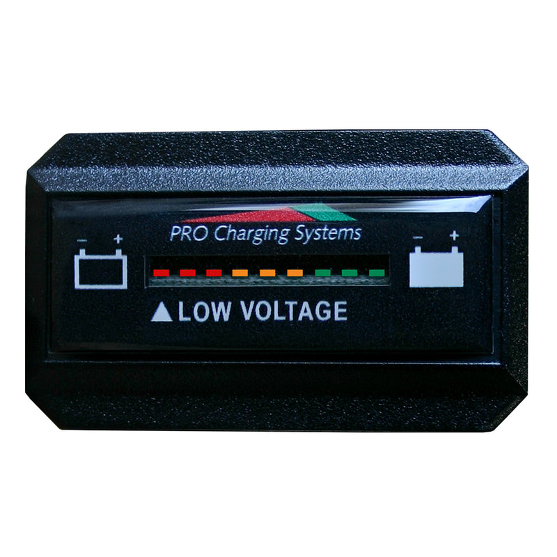 Dual Pro Battery Fuel Gauge - DeltaView&reg; Link Compatible - Rectangle - 24V System (2-12V Battery, 4-6V Batteries)