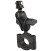 RAM Mount RAM&reg; Torque&trade; 1 1/8" - 1 1/2" Diameter Handlebar/Rail Base with B Size 1" Ball, Short Arm and GoPro&reg;/Action Camera Mount