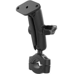 RAM Mount RAM&reg; Torque&trade; 3/4" - 1" Diameter Handlebar/Rail Base with 1" Ball, Medium Arm and Diamond Ball Base