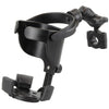RAM Mount RAM Level Cup&trade; XL with Torque&trade; 3/4" &ndash; 1" Diameter Rail Base and Short Arm