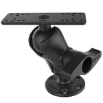 Ram Mount Universal D Size Ball Mount with Short Arm and Hi-Torq&trade; Wrench for 9"-12" Fishfinders and Chartplotters