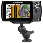RAM Mount 1.5" Ball Mount w/2.5" Round Base, Short Arm &amp; 2" x 4" Plate f/Humminbird Helix 7 Only