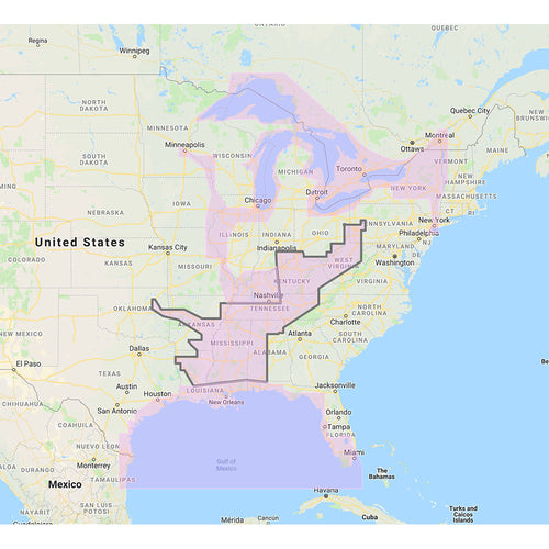 Furuno Gulf of Mexico, Great Lakes &amp; Rivers - Vector Chart &amp; Standard Resolution Satellite Photos f/Part of the Great Lakes - Unlock Code