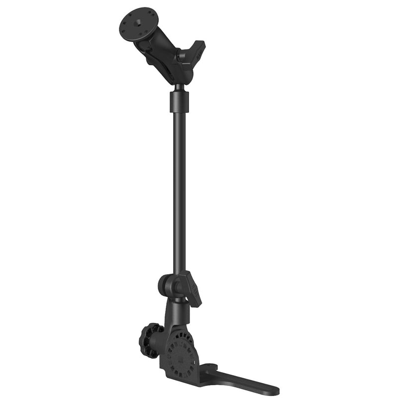 RAM Mount Universal No-Drill&trade; RAM POD HD&trade;Vehicle Mount w/Double Socket Arm &amp; 2.5" Round Base AMPs Hole Pattern