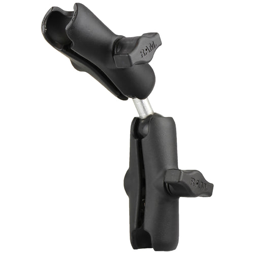RAM Mount Double Socket Arm w/Dual Extension &amp; Ball Adapter