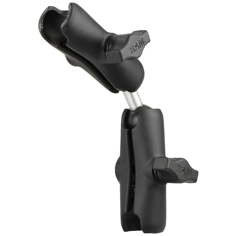RAM Mount Double Socket Arm w/Dual Extension &amp; Ball Adapter