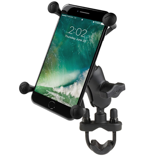 RAM Mount X-Grip&reg; Large Phone Mount w/Handlebar U-Bolt Base