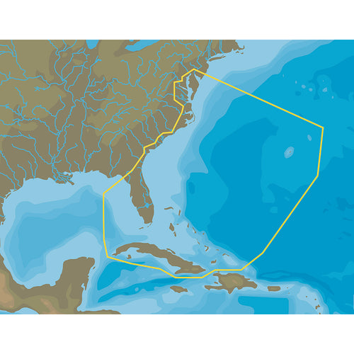 C-MAP 4D NA-D063 Chesapeake Bay to Cuba - microSD&trade;/SD&trade;