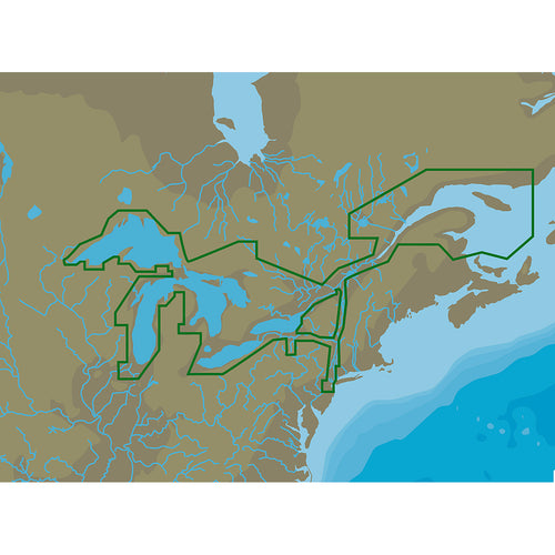 C-MAP 4D NA-D061 Great Lakes &amp; St Lawrence Seaway -microSD&trade;/SD&trade;