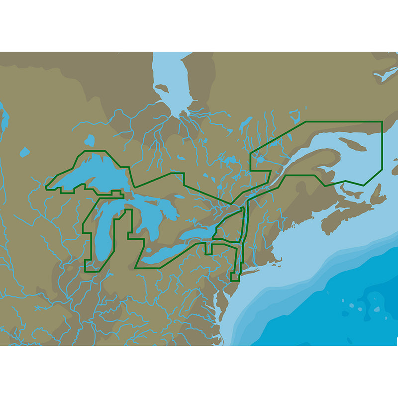 C-MAP 4D NA-D061 Great Lakes &amp; St Lawrence Seaway -microSD&trade;/SD&trade;