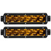 RIGID Industries 6" SR-Series SAE Compliant Fog Light - Black w/Yellow Light