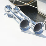 Marinco 24V Chrome Plated Dual Trumpet Air Horn