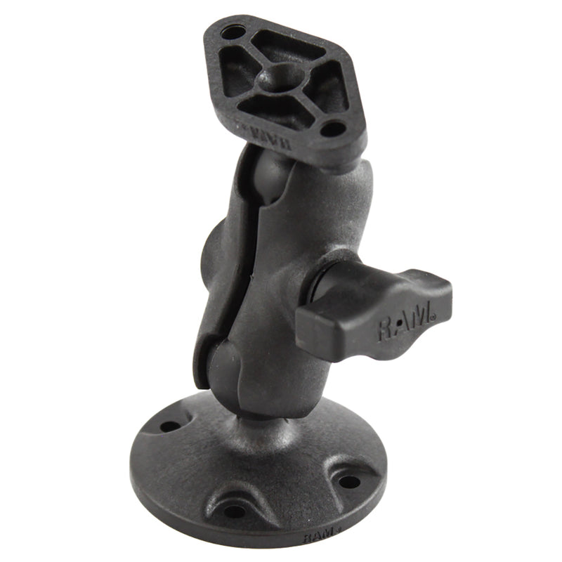 RAM Mount RAM&reg; High-Strength Composite Drill-Down Mount w/Diamond Plate