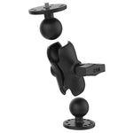 RAM Mount RAM&reg; Double Ball Mount w/1/4"-20 Male Thread - Short Arm
