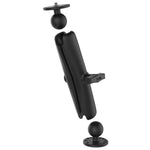 RAM Mount RAM&reg; Double Ball Mount w/1/4"-20 Male Thread - Long Arm