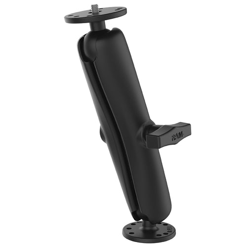 RAM Mount RAM&reg; Double Ball Mount w/1/4"-20 Male Thread - Long Arm