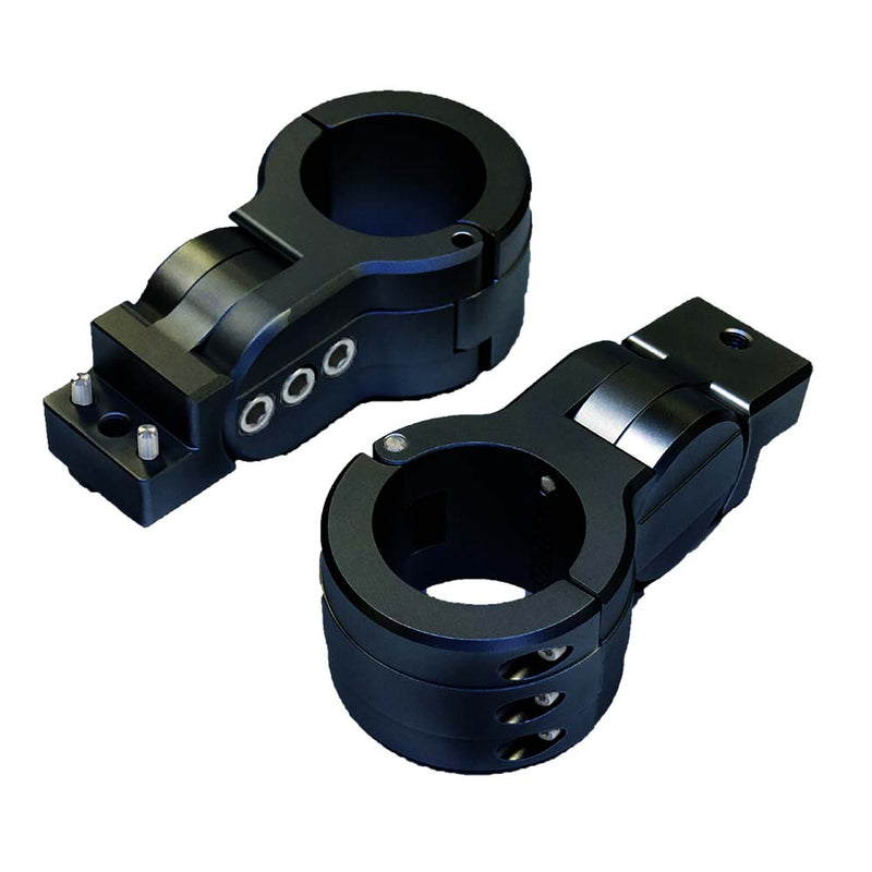 PTM Watersports Board Rack Mounts - 2.38" Pipe Clamp -Black