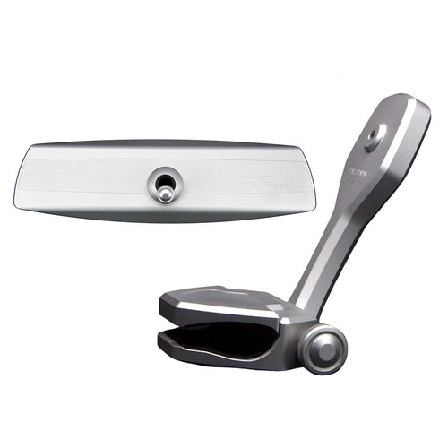 PTM Watersports Mirror/Bracket Kit w/VR-140 Elite Mirror &amp; ZXR-320 (Silver)