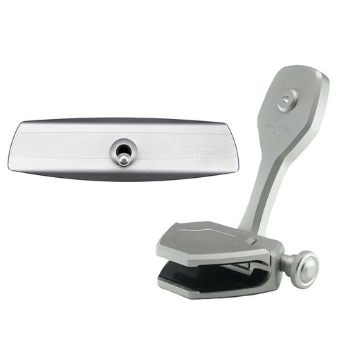 PTM Watersports Mirror/Bracket Kit w/VR-140 Elite Mirror &amp; ZXR-361 (Silver)