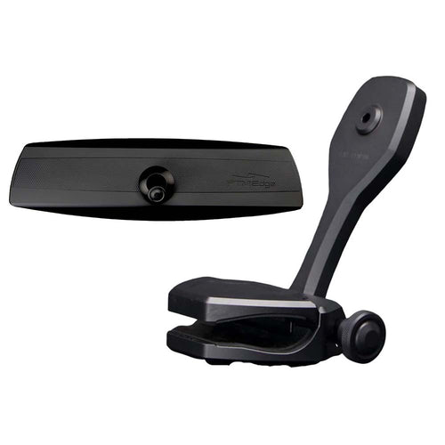 PTM Watersports Mirror/Bracket Kit w/VR-140 Elite Mirror &amp; ZXR-361 (Black)