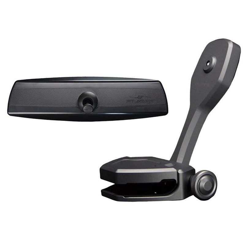 PTM Watersports Mirror/Bracket Kit w/VR-140 PRO Mirror &amp; ZXR-360 (Titanium Grey)