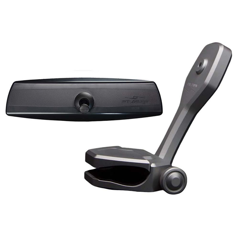 PTM Watersports Mirror/Bracket Kit w/VR-140 PRO Mirror &amp; ZXR-361 (Titanium Grey)