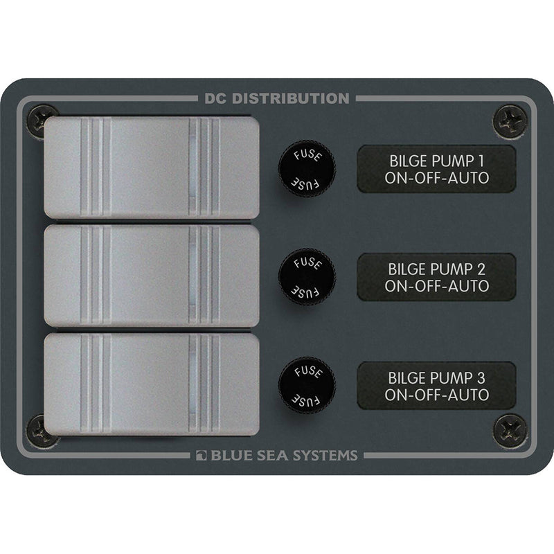 Blue Sea 8665 Contura 3 Bilge Pump Control Panel