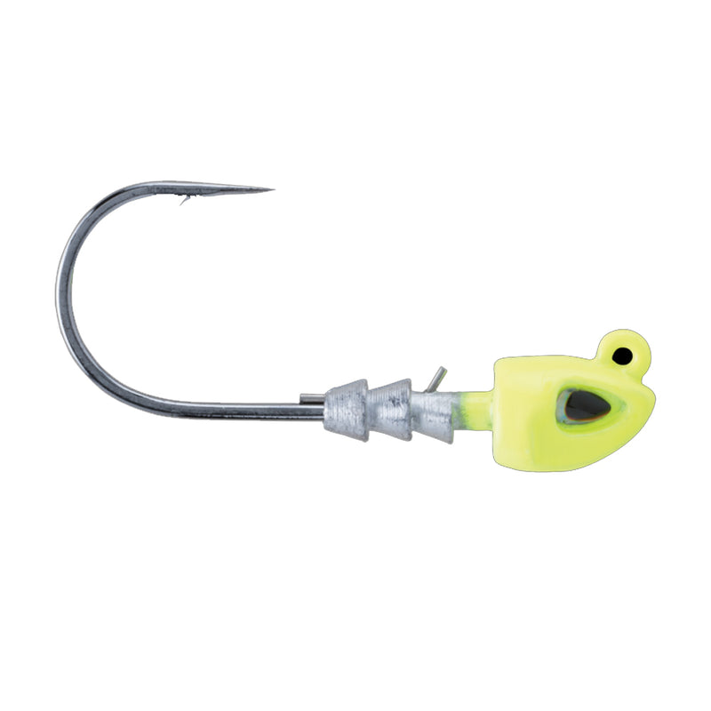Berkley Fusion19&trade; Swimbait Jighead - 2/0 - 1/8oz - Chartreuse