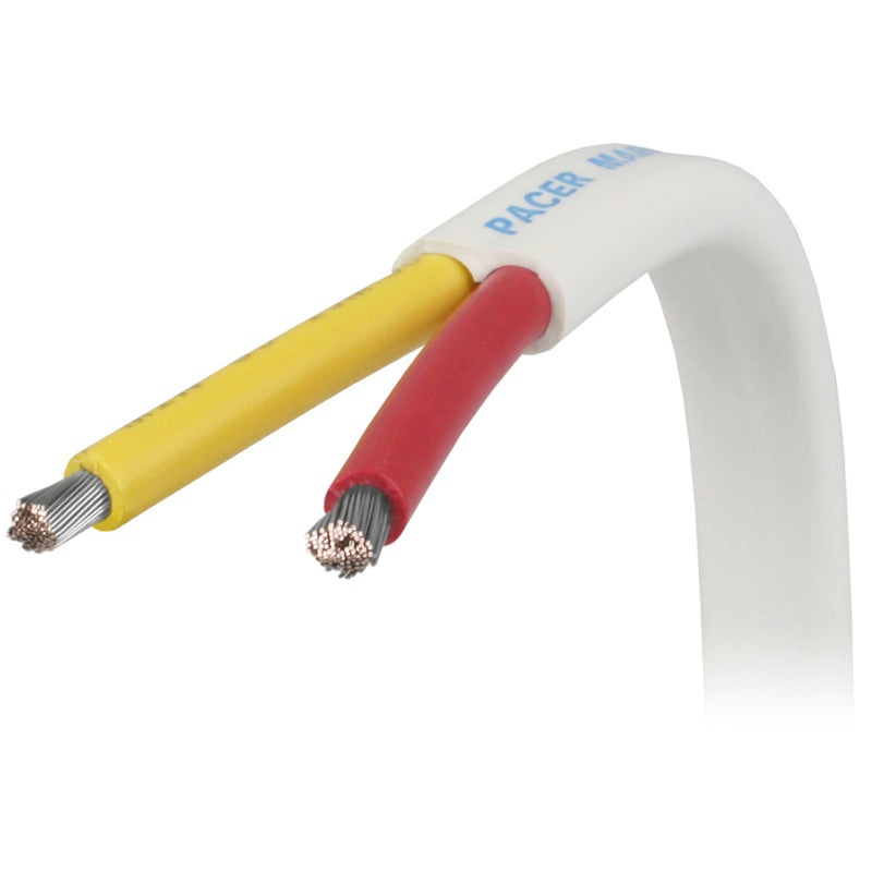 Pacer 6/2 AWG Safety Duplex Cable - Flat Cable - Red/Yellow - 250'