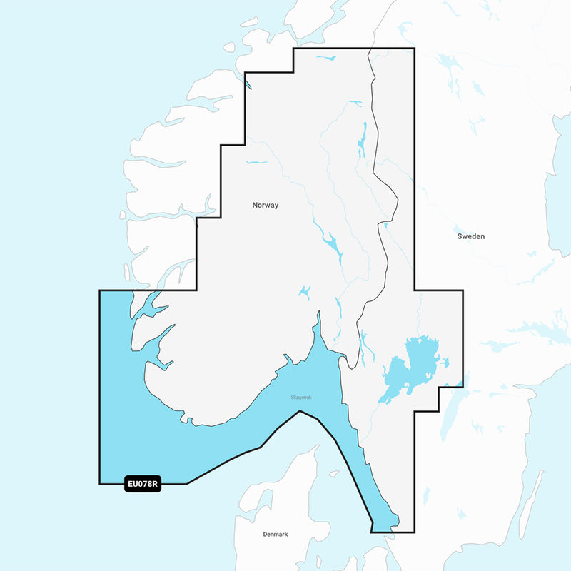 Garmin Navionics Vision+ NVEU078R - Oslo, Skagerrak &amp; Haugesund - Marine Chart