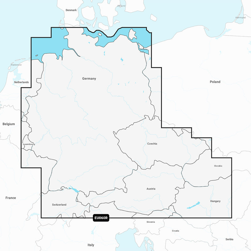 Garmin Navionics Vision+ NVEU060R - Germany, Lakes &amp; Rivers - Inland Marine Chart