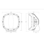 RIGID Industries Adapt XP w/Amber Pro Lens - Pair